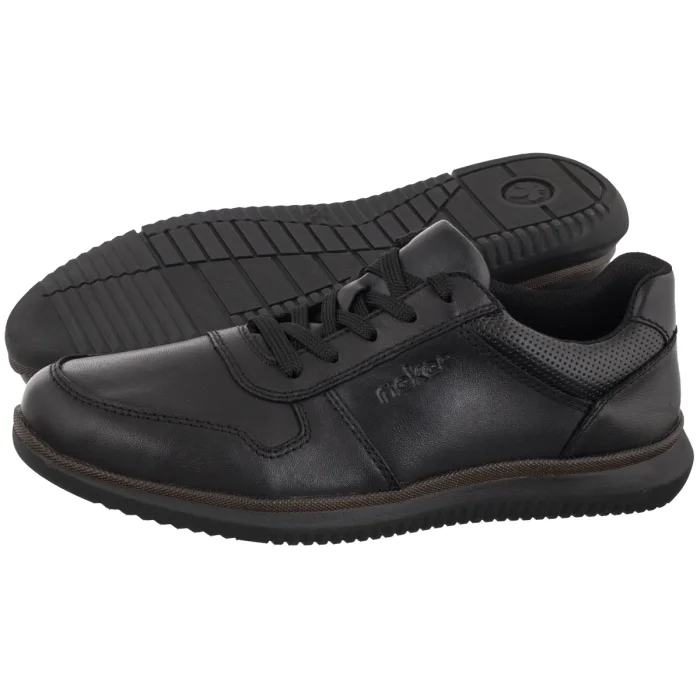 Półbuty Rieker Czarne 10407-00 Black – zdjęcie 1