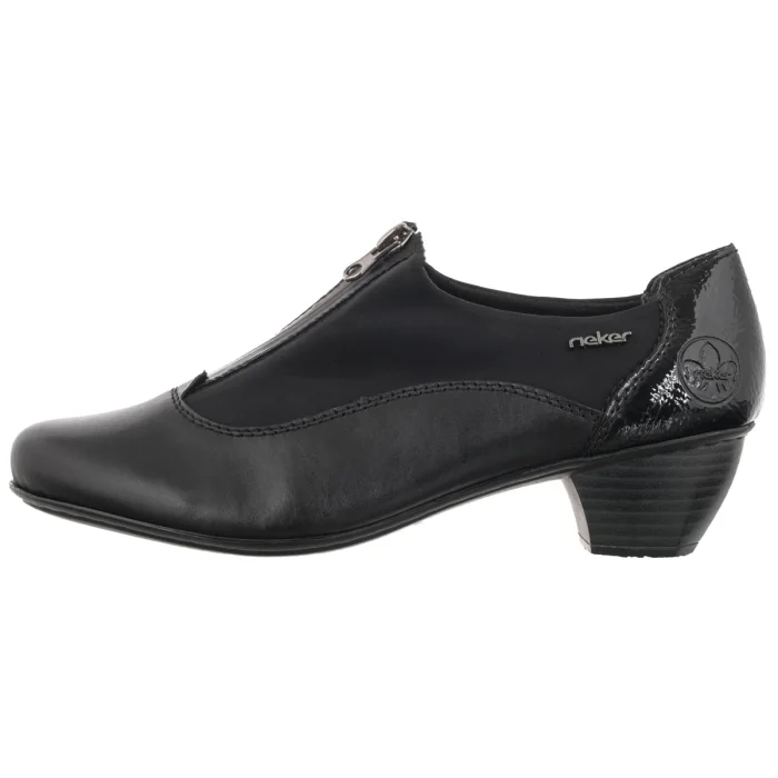 Półbuty Rieker Czarne 41765-00 Black – zdjęcie 2
