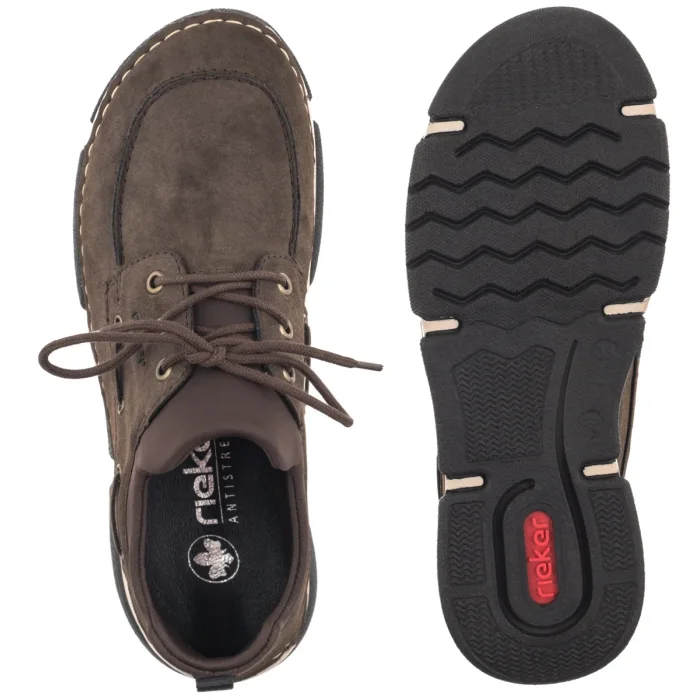 Półbuty Rieker Brązowe 45959-26 Brown – zdjęcie 5