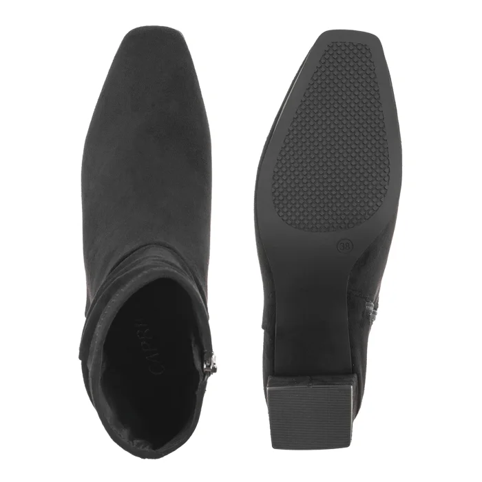 Botki Caprice Czarne 9-25304-47 044 Black Stretch – zdjęcie 5