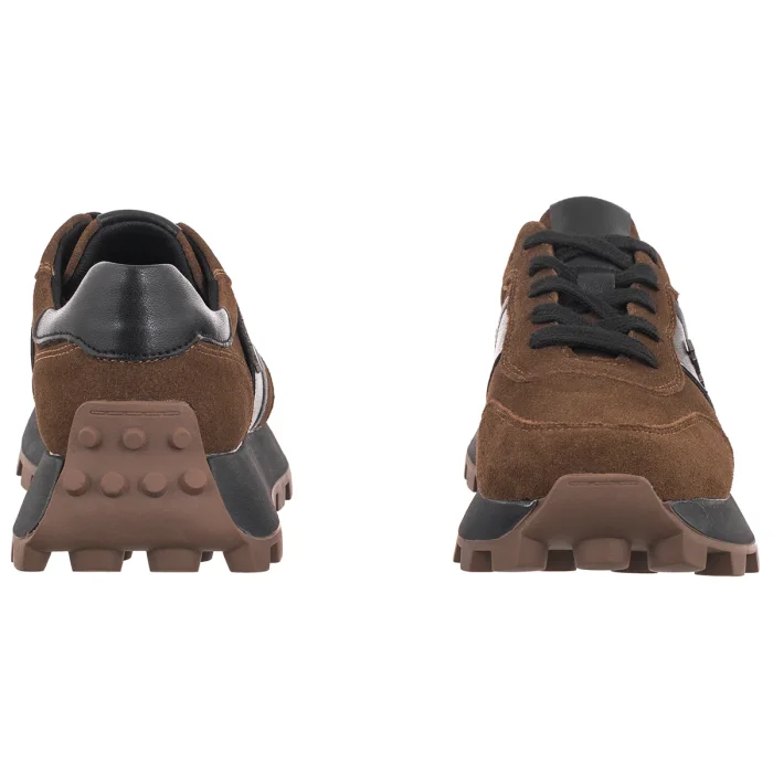 Sneakersy Filippo Khaki Czarne DP7983/26 KH BK – zdjęcie 4