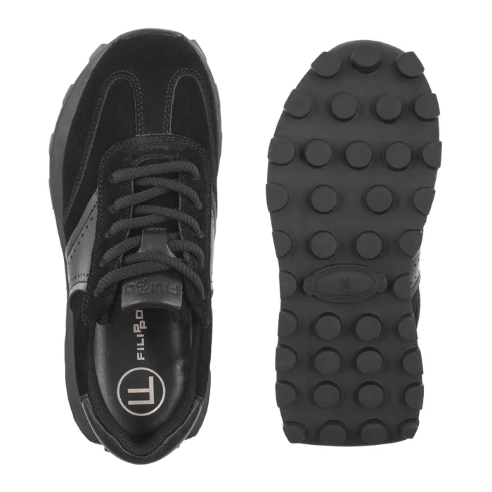 Sneakersy Filippo Czarne DP7976/26 BK – zdjęcie 5