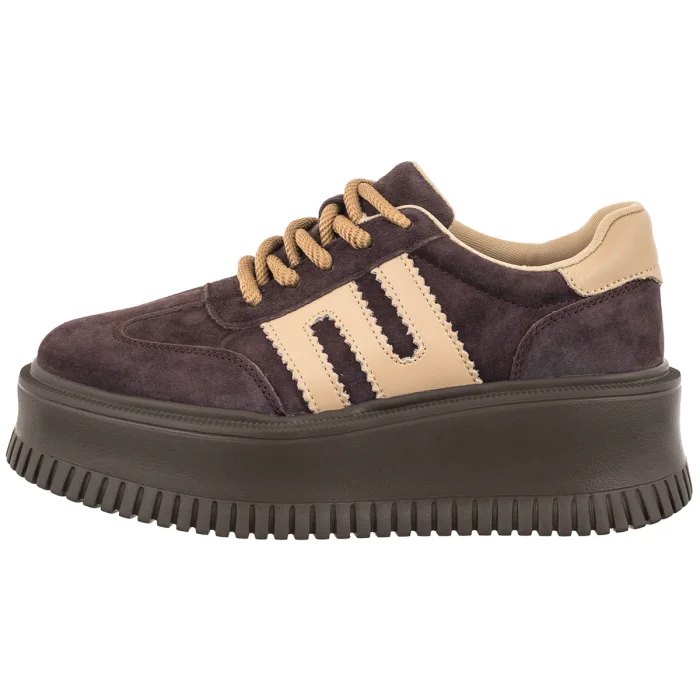 Sneakersy Filippo Ciemnobrązowe DP7111/26 D BR – zdjęcie 2