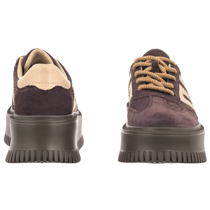 Sneakersy Filippo Ciemnobrązowe DP7111/26 D BR – zdjęcie 4