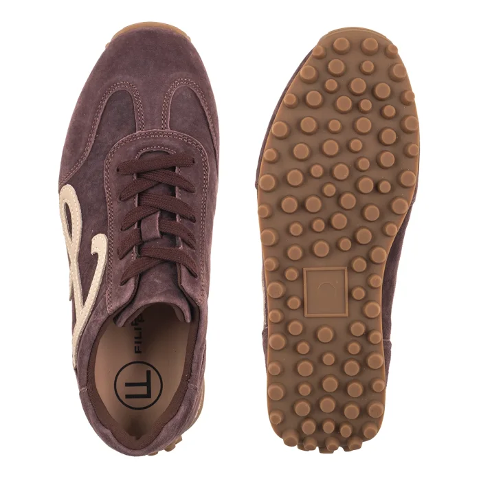 Sneakersy Filippo Ciemnobrązowe DP7961/26 D BR – zdjęcie 5
