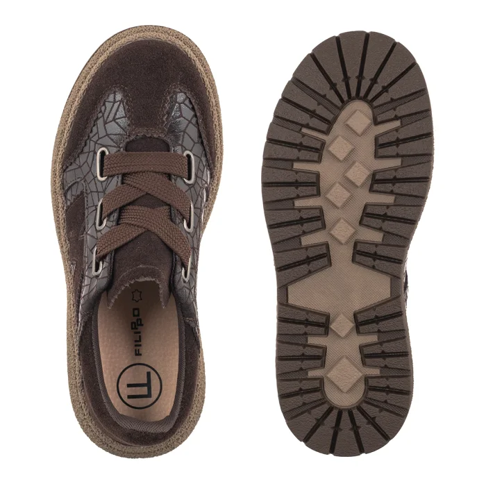 Sneakersy Filippo Brązowe DP7978/26 BR – zdjęcie 5