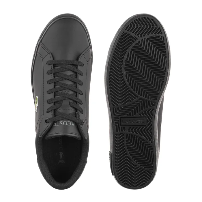 Sneakersy Lacoste Powercourt 125 2 SMA Blk/Blk Leather 749SMA008102H – zdjęcie 5