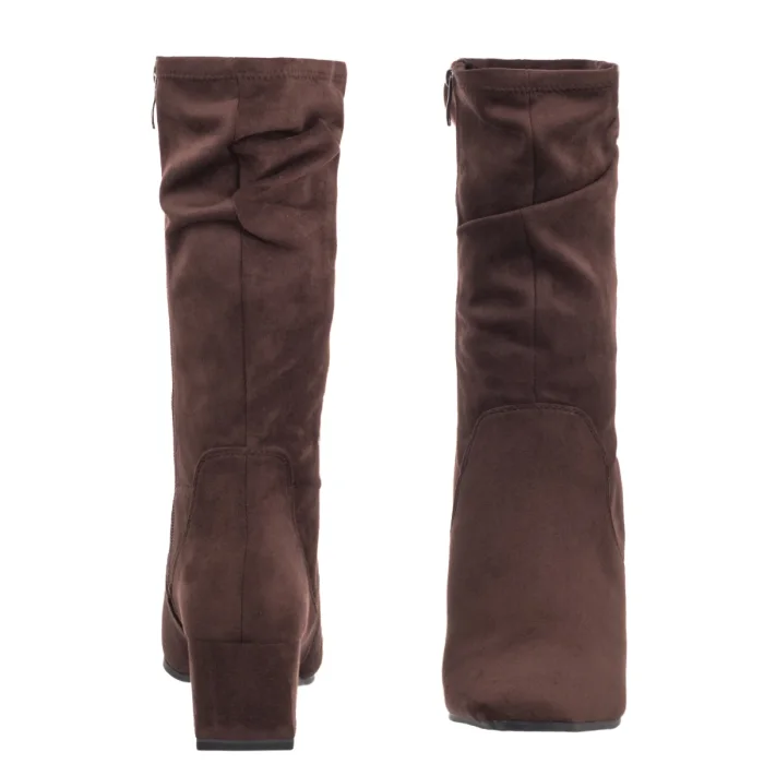 Kozaki Caprice Brązowe 9-25303-47 302 Dk Brn Stretch – zdjęcie 4