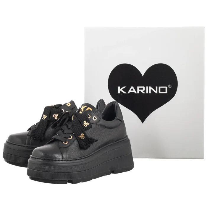 Sneakersy Karino Czarne 6116/126-P – zdjęcie 6