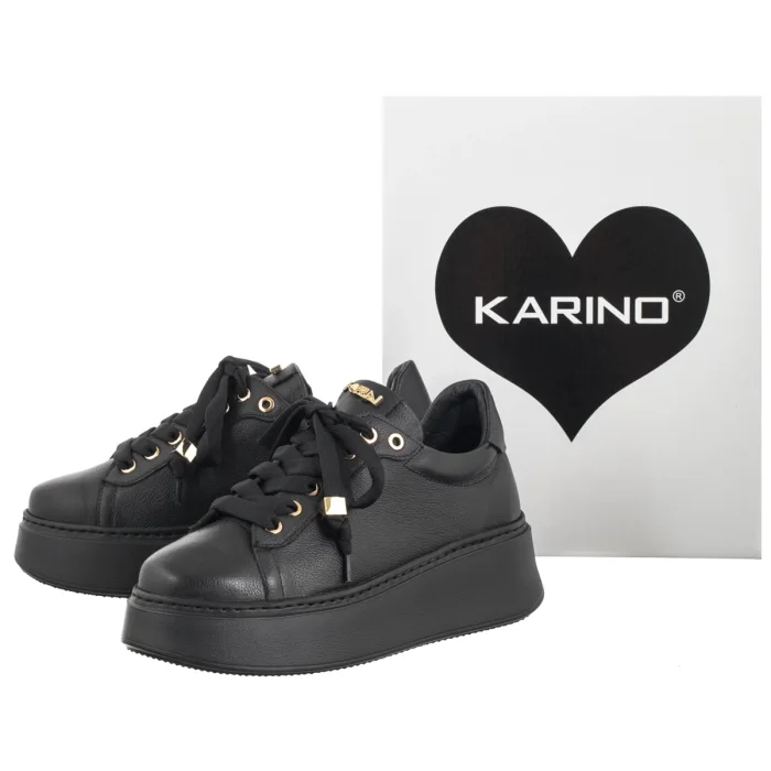 Sneakersy Karino Czarne 6127/127-P – zdjęcie 6