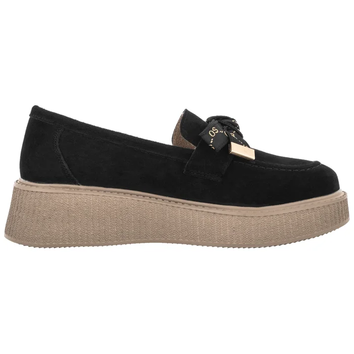 Mokasyny Filippo Czarne DP8293/26 BK – zdjęcie 3
