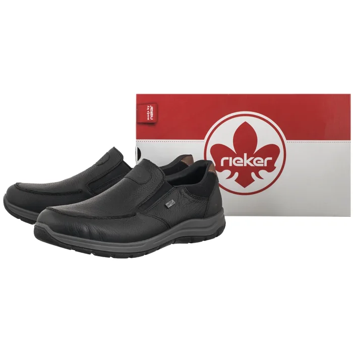 Półbuty Rieker Czarne 03651-00 Black – zdjęcie 6