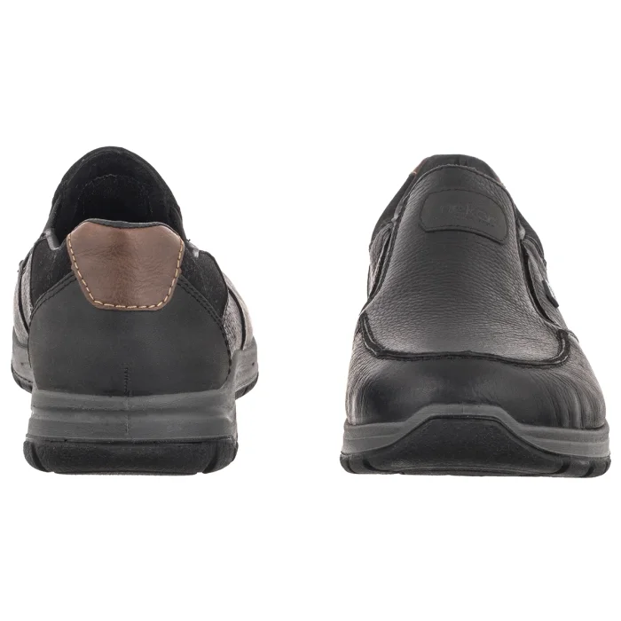 Półbuty Rieker Czarne 03651-00 Black – zdjęcie 4