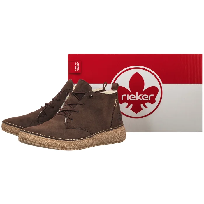 Trzewiki Rieker Brązowe 50910-25 Brown – zdjęcie 6