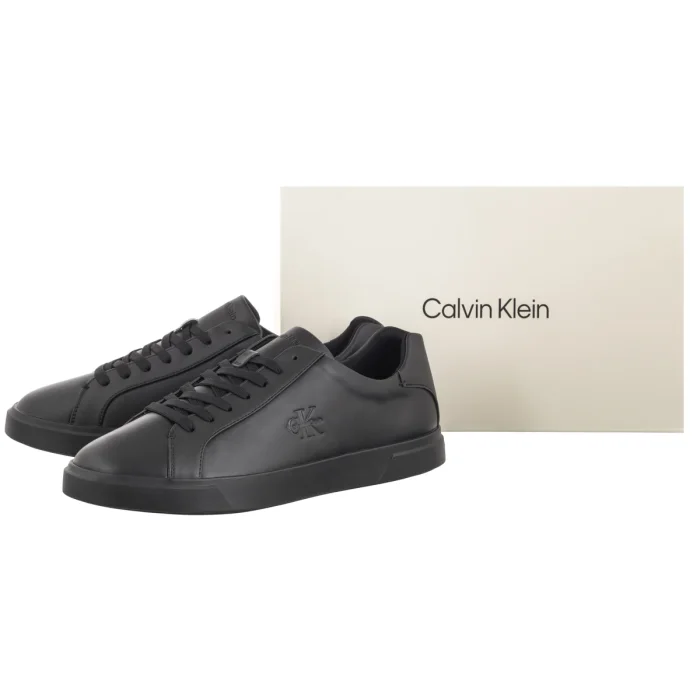 Sneakersy Calvin Klein Low Prof Cupsole Lth Triple Black HM0HM02123 0GJ – zdjęcie 6