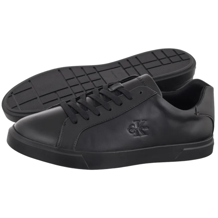 Sneakersy Calvin Klein Low Prof Cupsole Lth Triple Black HM0HM02123 0GJ – zdjęcie 1