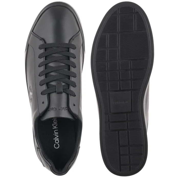 Sneakersy Calvin Klein Low Prof Cupsole Lth Triple Black HM0HM02123 0GJ – zdjęcie 5