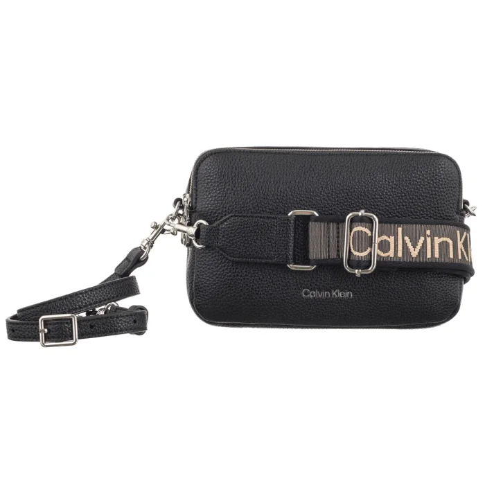 Torebka Listonoszka Calvin Klein Webbing 2X Strap Camera Bag Black LV04F3656G UB1 – zdjęcie 4