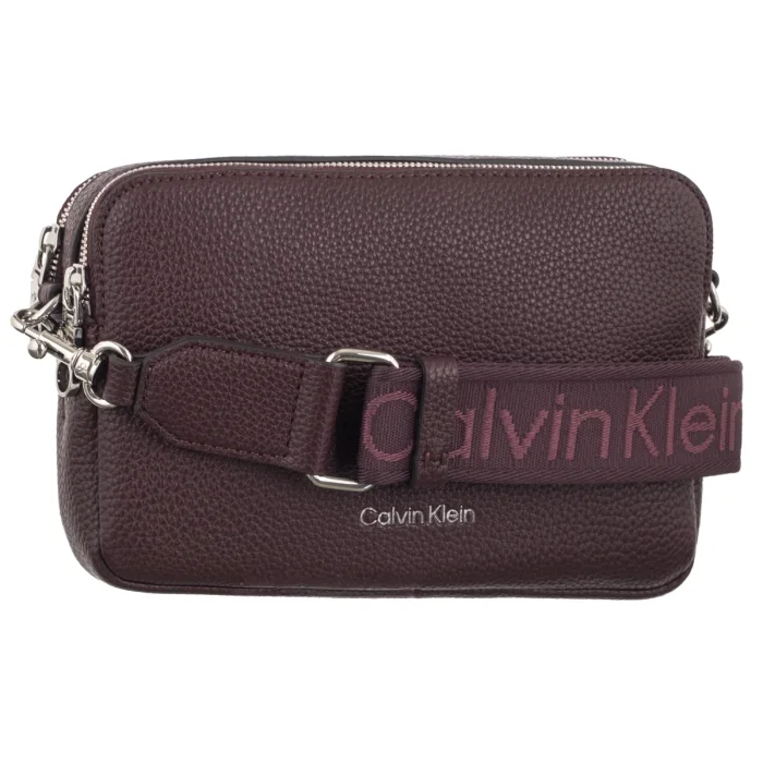 Torebka Listonoszka Calvin Klein Webbing 2X Strap Camera Bag Fudge LV04F3656G BAP – zdjęcie 1