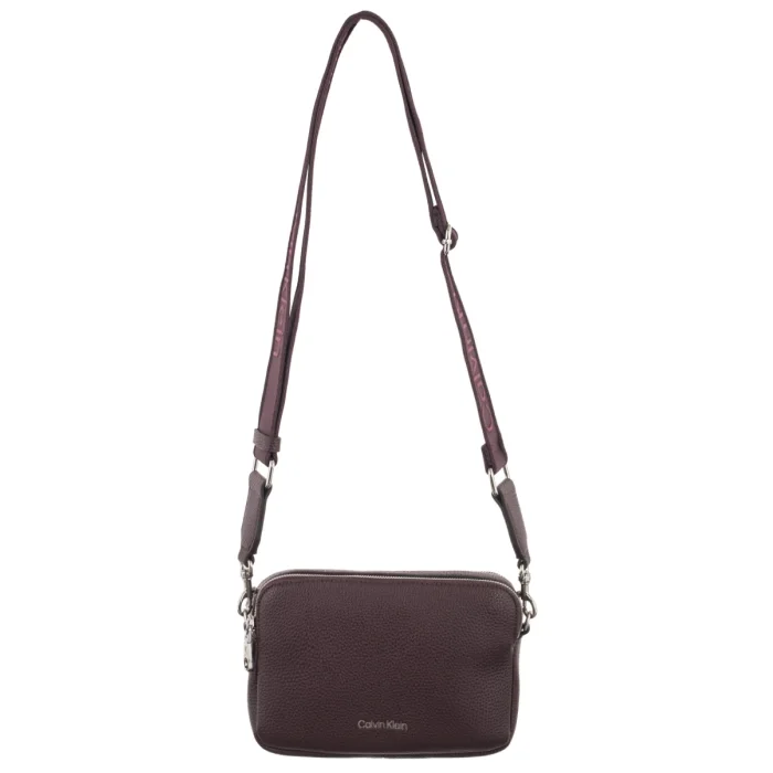 Torebka Listonoszka Calvin Klein Webbing 2X Strap Camera Bag Fudge LV04F3656G BAP – zdjęcie 5