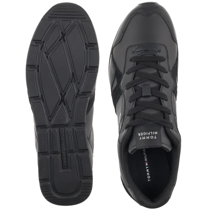 Sneakersy Tommy Hilfiger T Hilfiger Core Lth Runner Black FM0FM06002 BDS – zdjęcie 5