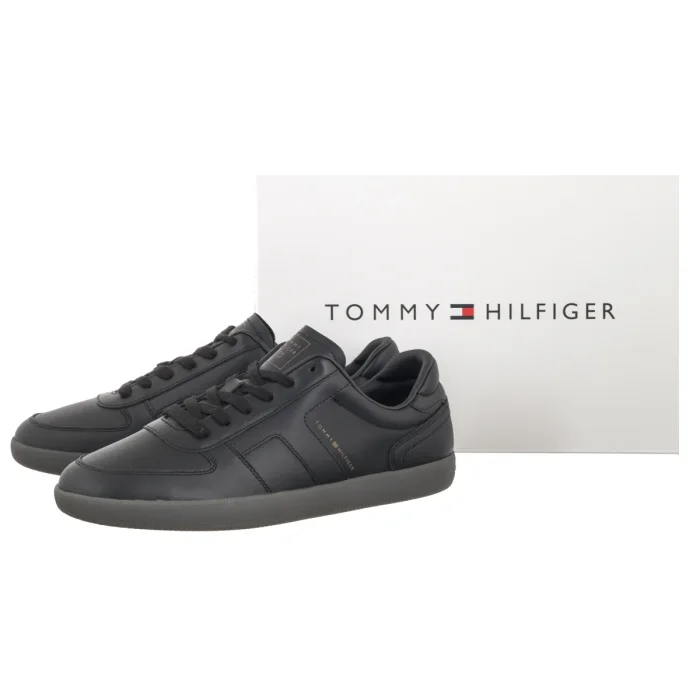 Sneakersy Tommy Hilfiger TH Tribeca Sneaker Leather Black FM0FM06083 BDS – zdjęcie 6