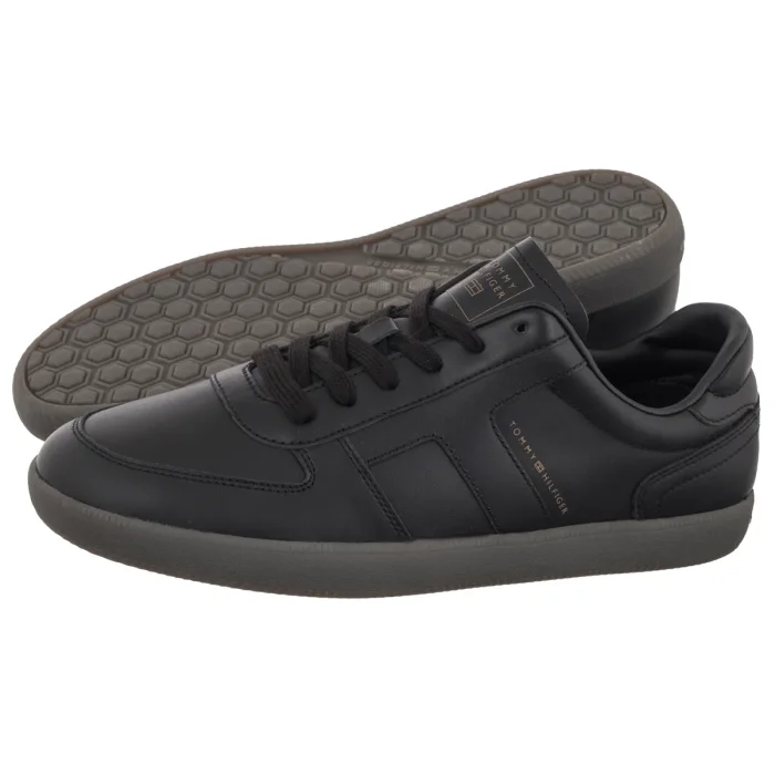 Sneakersy Tommy Hilfiger TH Tribeca Sneaker Leather Black FM0FM06083 BDS – zdjęcie 1