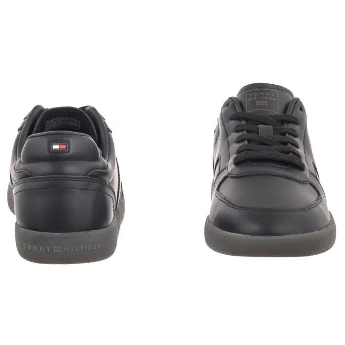 Sneakersy Tommy Hilfiger TH Tribeca Sneaker Leather Black FM0FM06083 BDS – zdjęcie 4