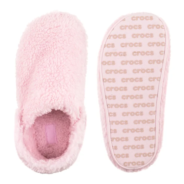 Kapcie Crocs Classic Cozzzy Slipper Pink Milk 209386-6ZW – zdjęcie 5