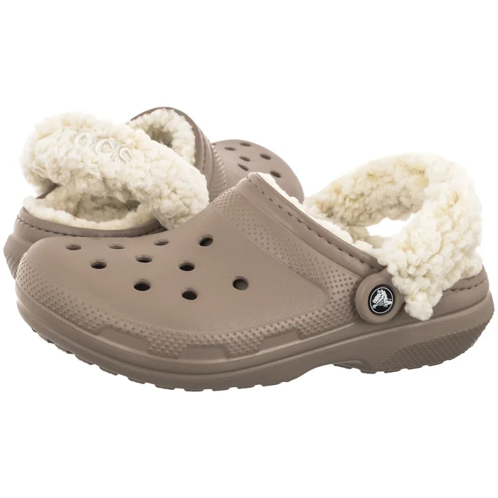 Klapki Crocs Classic Fleece Lined Clog Mushroom 211396-195 – zdjęcie 1