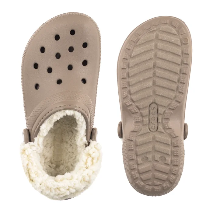 Klapki Crocs Classic Fleece Lined Clog Mushroom 211396-195 – zdjęcie 5