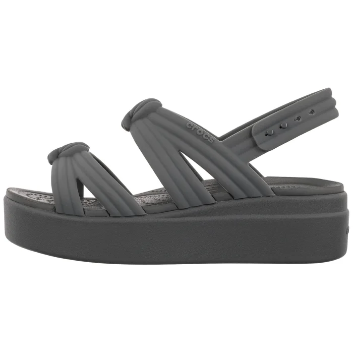 Sandały Crocs Brooklyn Knot Low Wedge Carbon 212864-0YK – zdjęcie 2