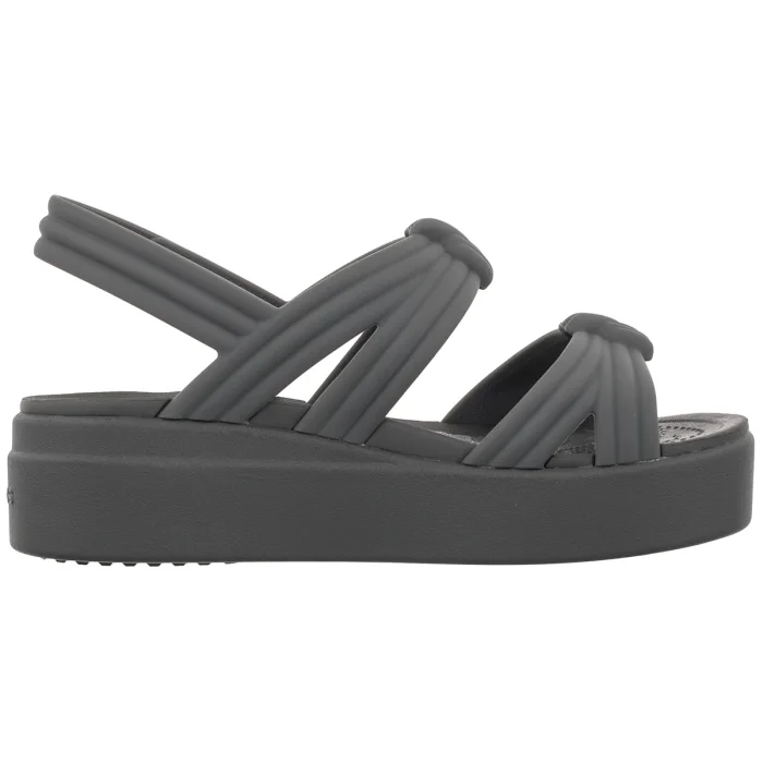 Sandały Crocs Brooklyn Knot Low Wedge Carbon 212864-0YK – zdjęcie 3