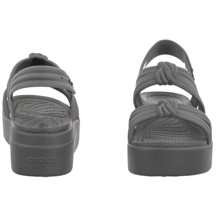 Sandały Crocs Brooklyn Knot Low Wedge Carbon 212864-0YK – zdjęcie 4