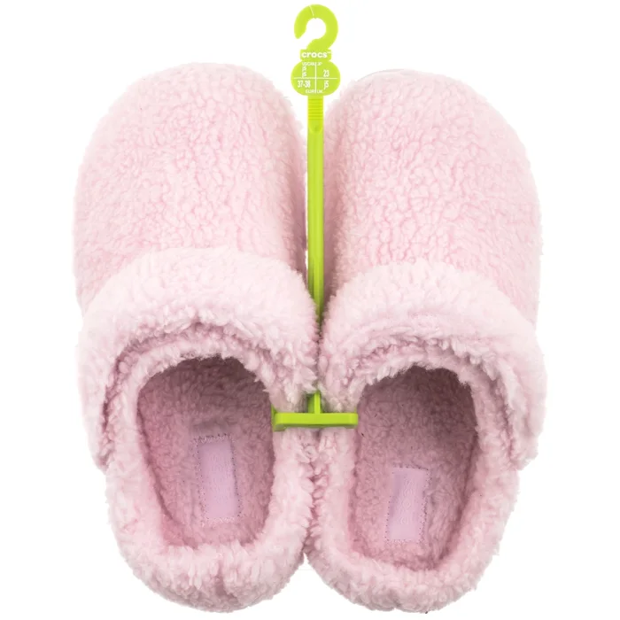 Kapcie Crocs Classic Cozzy Slipper Kid's Pink Milk 210856-6ZW – zdjęcie 6