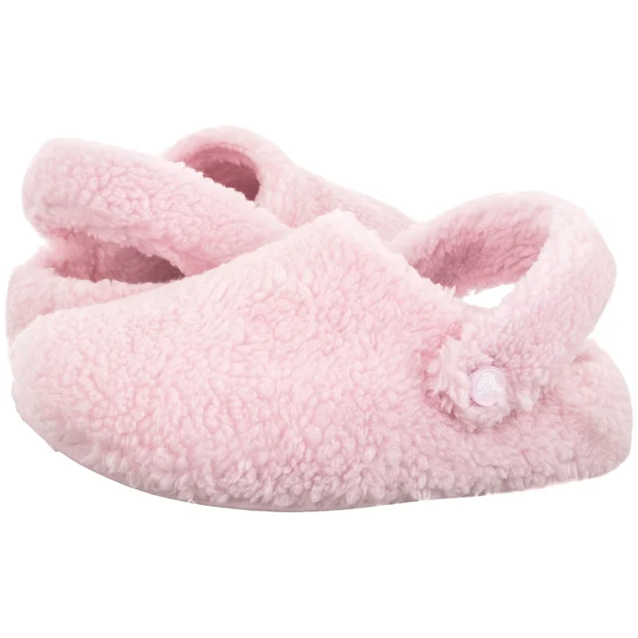 Kapcie Crocs Classic Cozzy Slipper Kid's Pink Milk 210856-6ZW – zdjęcie 1