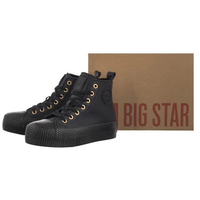 Trampki Big Star Czarne UU274135 – zdjęcie 6