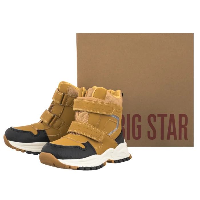 Śniegowce Big Star Żółte UU374014 – zdjęcie 6