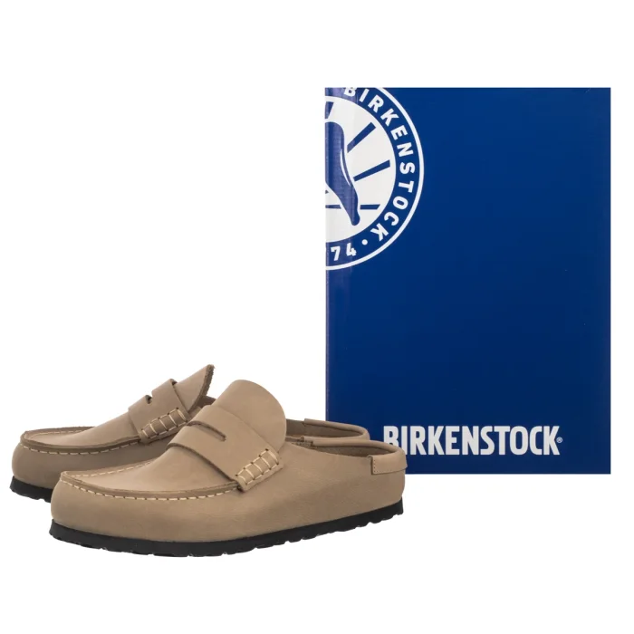 Mule Birkenstock Naples Wrapped Tabacco Brown 1032697 Leather Oiled – zdjęcie 6