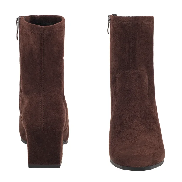 Botki Caprice Brązowe 9-25354-41 302 Dark Brown Stretch – zdjęcie 4