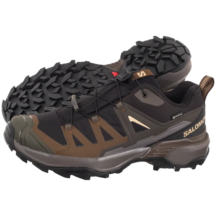 Buty Trekkingowe Salomon X Ultra 360 GTX Black/Dark Gull Gray/Dark Earth 454733 – zdjęcie 1