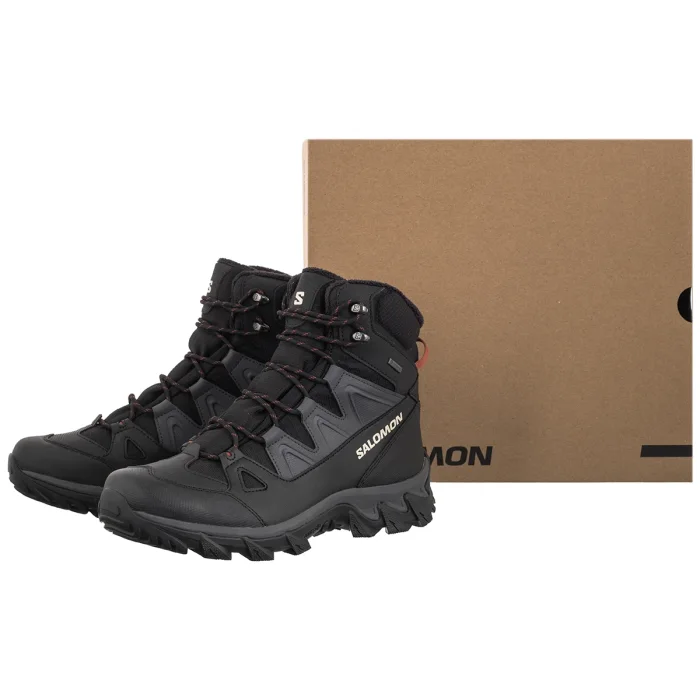 Trapery Salomon Outsnow Gtx Black/Asphalt/Burnt Henna 479809 – zdjęcie 6