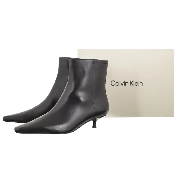 Botki Calvin Klein Kitten Heel Ankle Boot LTH Fudge HW0HW03165 VH2 – zdjęcie 6