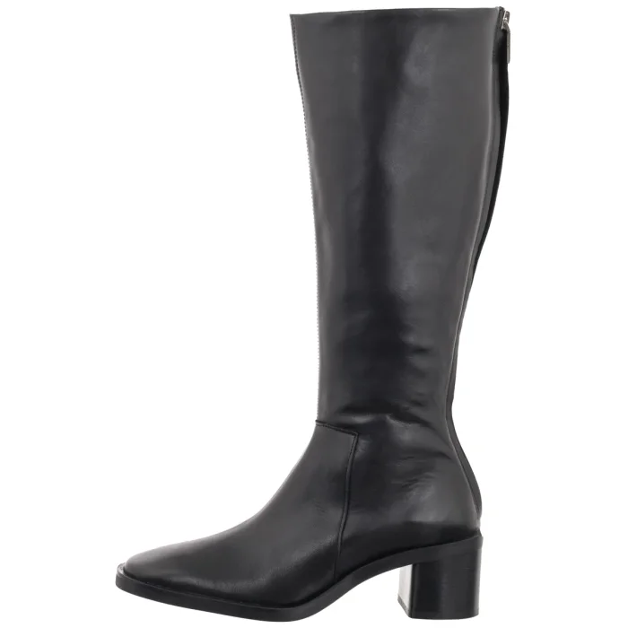 Kozaki Calvin Klein Block Heel High Boot Zip Lth Triple Black HW0HW03172 0GJ – zdjęcie 2