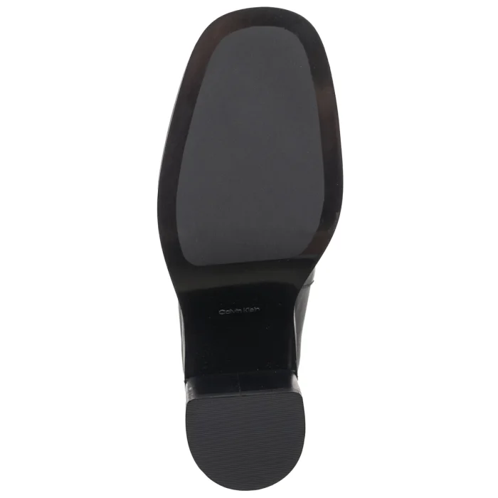 Kozaki Calvin Klein Block Heel High Boot Zip Lth Triple Black HW0HW03172 0GJ – zdjęcie 5