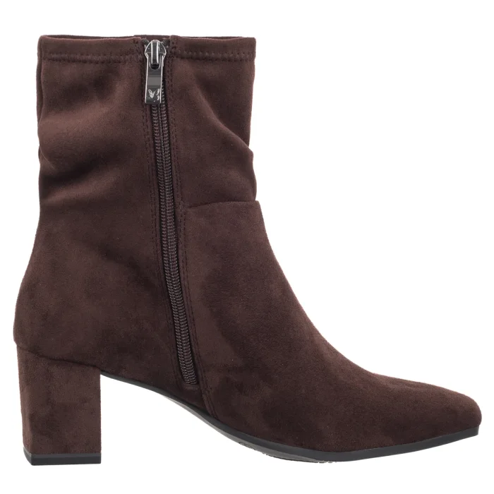 Botki Caprice Brązowe 9-25304-47 302 Dk Brn Stretch – zdjęcie 3
