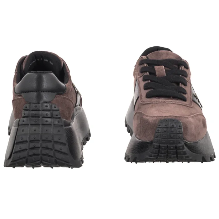 Sneakersy Filippo Ciemnobrązowe DP6785/26 D BR – zdjęcie 4