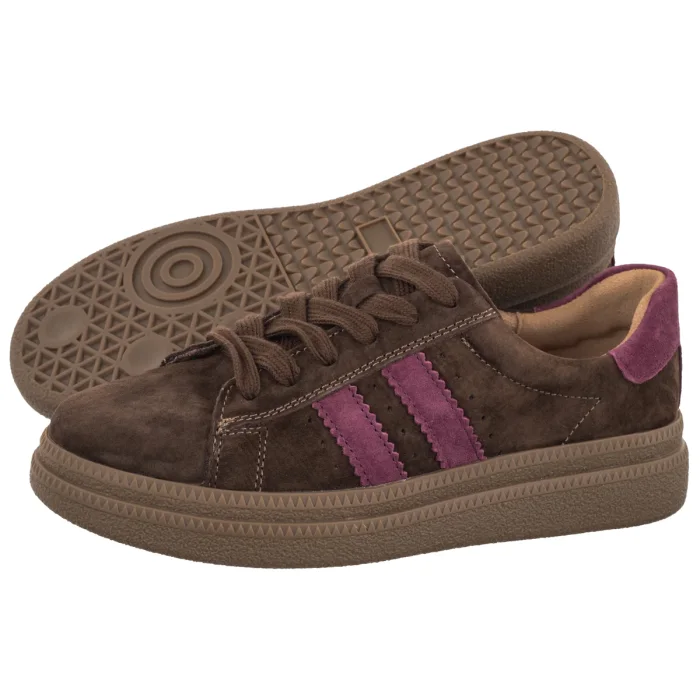 Sneakersy Filippo Ciemnobrązowe DP7981/26 D BR – zdjęcie 1