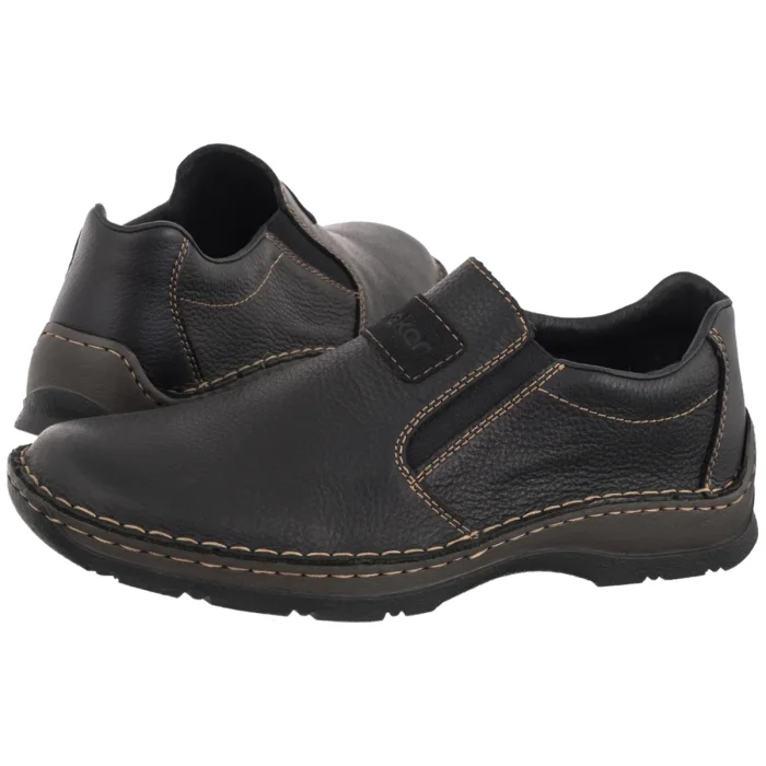 Półbuty Rieker Czarne 05370-00 Black – zdjęcie 1