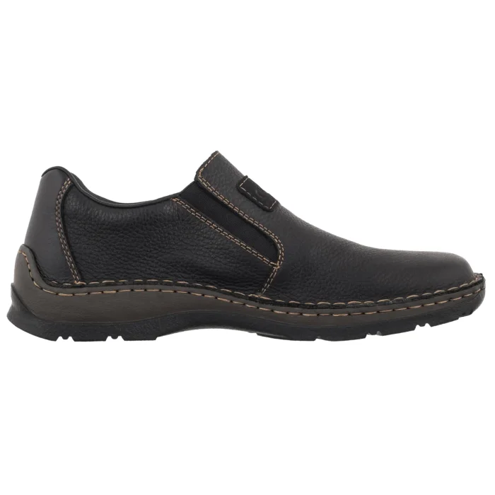 Półbuty Rieker Czarne 05370-00 Black – zdjęcie 3